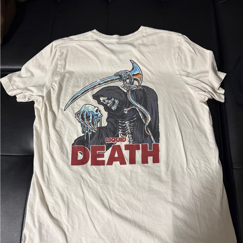 Liquid Death Cream Graphic T-Shirt